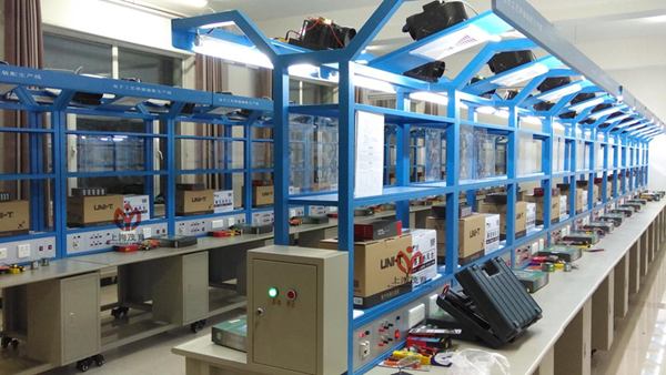 电子焊接装配生产线实验台(图1) MY-116D电子焊接装配工艺实训台_副本.png