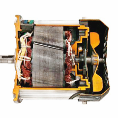 纯电动汽车永磁电机解剖模型