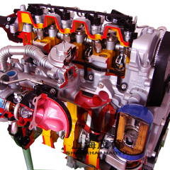 电控柴油发动机剖面模型