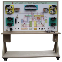 中控门锁及防盗系统示教板